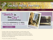 Tablet Screenshot of chicagopastelpainters.org